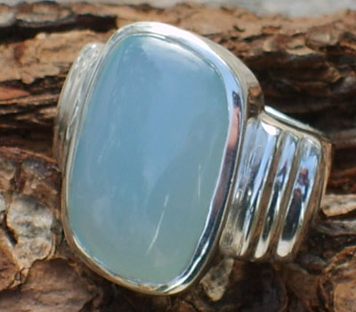 Ring Chalcedony  - sz 7